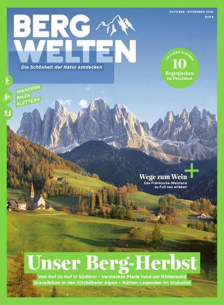 Bergwelten Austria – Oktober-November 2020 Cover