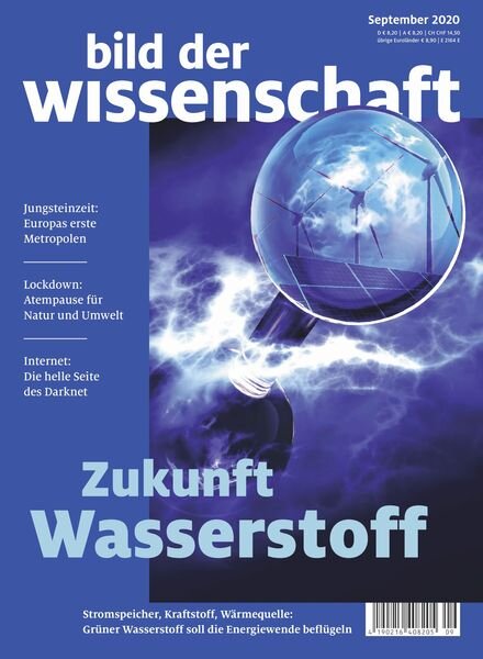 Bild der Wissenschaft – September 2020 Cover