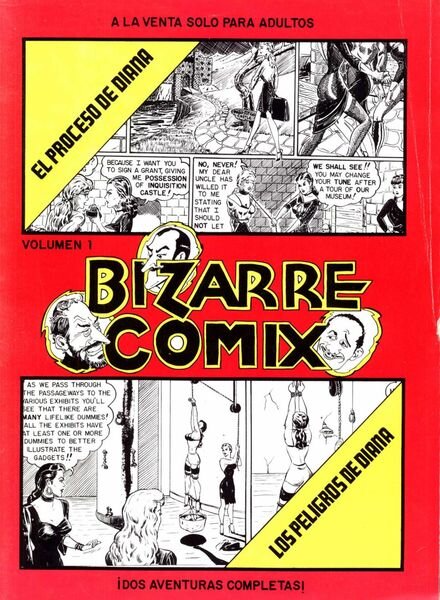 Bizarre Comix – Volumen 1 Cover