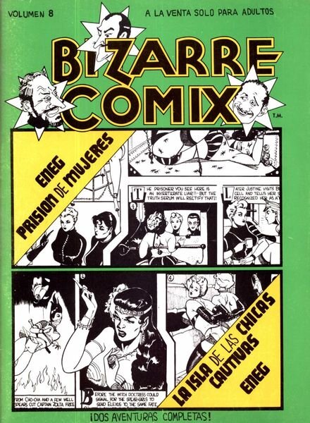 Bizarre Comix – Volumen 8 Cover