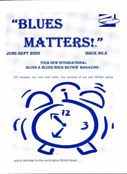 Blues Matters! – Issue 2 Cover