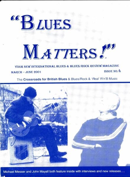 Blues Matters! – Issue 4 Cover