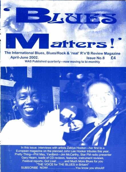 Blues Matters! – Issue 8 Cover