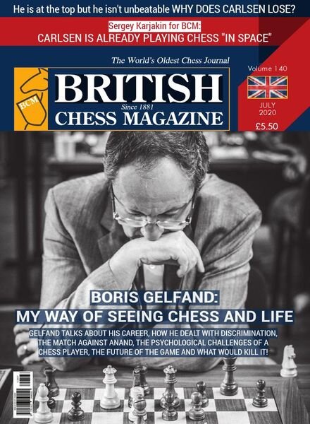 British Chess Magazine – July 2020 Cover