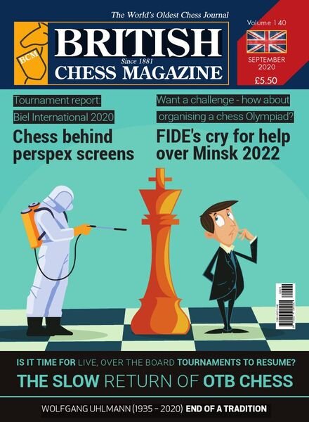 British Chess Magazine – September 2020 Cover