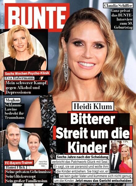 Bunte – 27 August 2020 Cover
