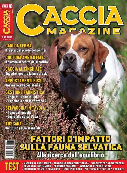 Caccia Magazine – Settembre 2020 Cover