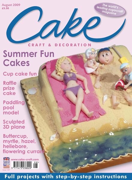 Cake Decoration & Sugarcraft – August 2009 Cover