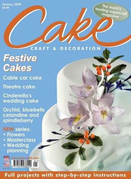 Cake Decoration & Sugarcraft – January 2009 Cover