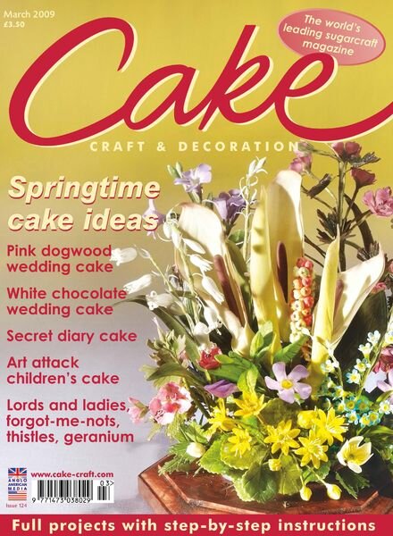 Cake Decoration & Sugarcraft – March 2009 Cover