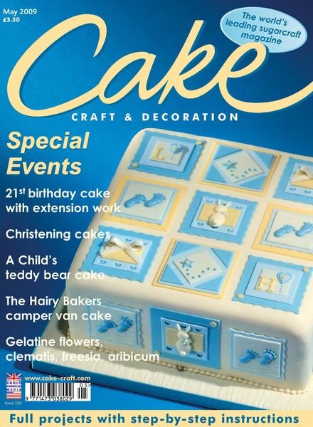 Cake Decoration & Sugarcraft – May 2009 Cover