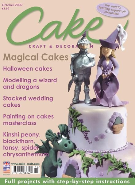 Cake Decoration & Sugarcraft – October 2009 Cover