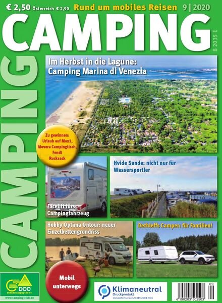 Camping Germany – September 2020 Cover