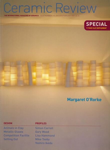 Ceramic Review – January- February 1999 Cover