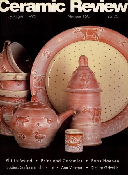 Ceramic Review – July – August 1996 Cover