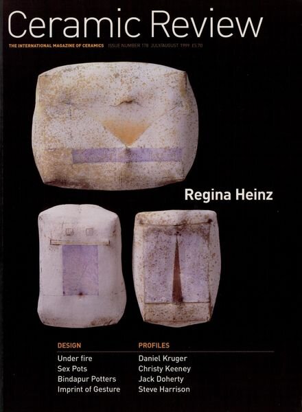 Ceramic Review – July- August 1999 Cover