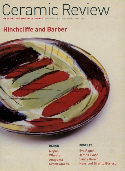 Ceramic Review – March- April 2000 Cover