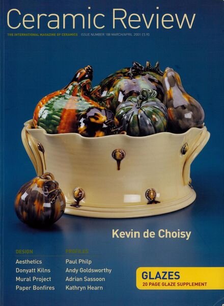 Ceramic Review – March- April 2001 Cover