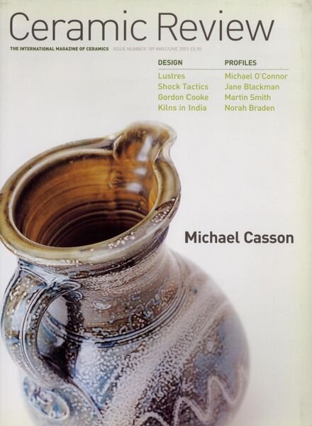 Ceramic Review – May- June 2001 Cover
