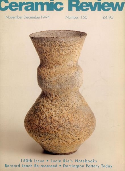 Ceramic Review – November- December 1994 Cover