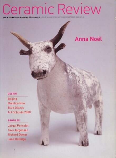 Ceramic Review – September- October 2000 Cover