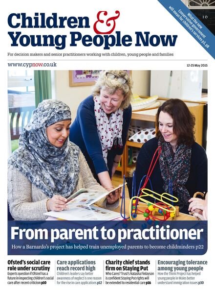 Children & Young People Now – 12 May 2015 Cover