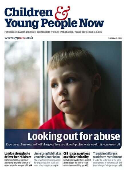 Children & Young People Now – 17 March 2015 Cover