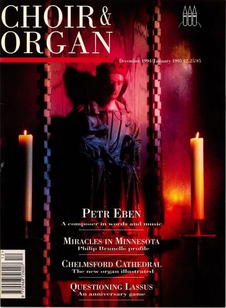Choir & Organ – December 1994-January 1995 Cover