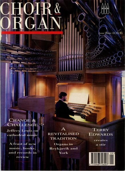 Choir & Organ – Issue 3 Cover