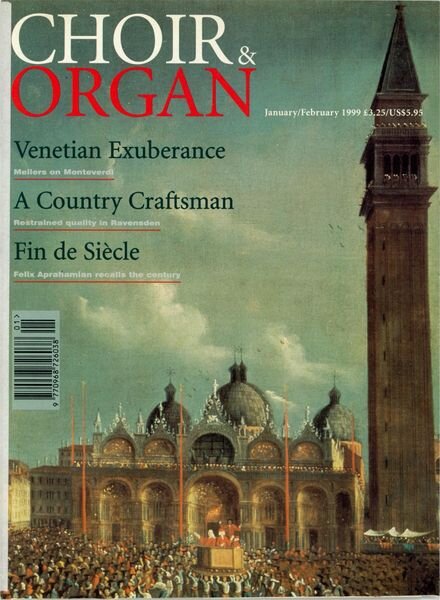 Choir & Organ – January-February 1999 Cover