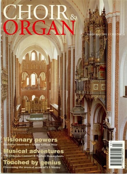 Choir & Organ – March-April 2001 Cover