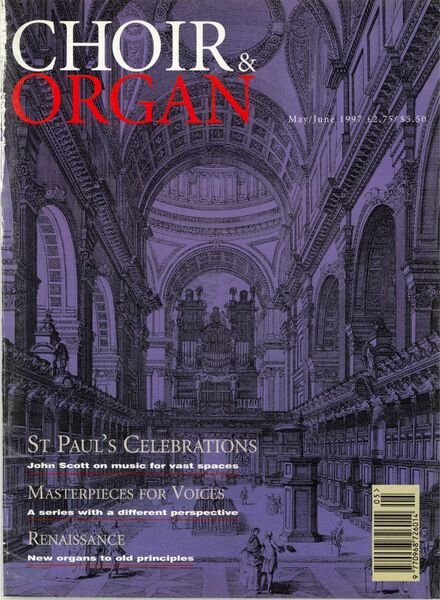 Choir & Organ – May-June 1997 Cover