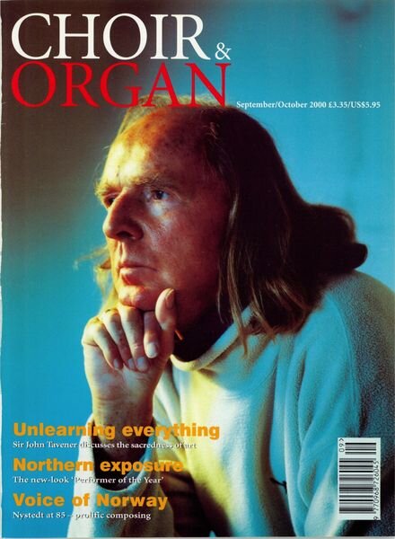 Choir & Organ – September-October 2000 Cover