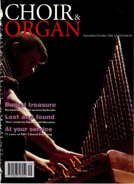 Choir & Organ – September-October 2001 Cover