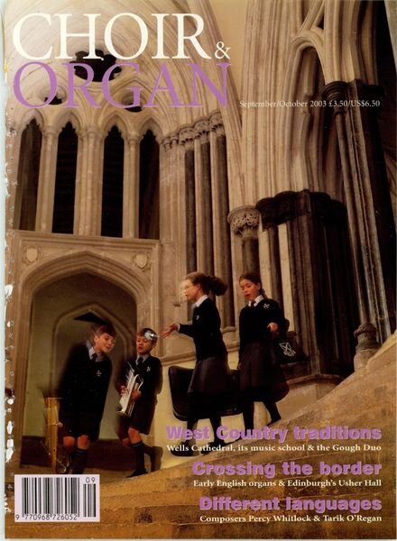 Choir & Organ – September-October 2003 Cover