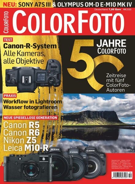 ColorFoto – Oktober 2020 Cover