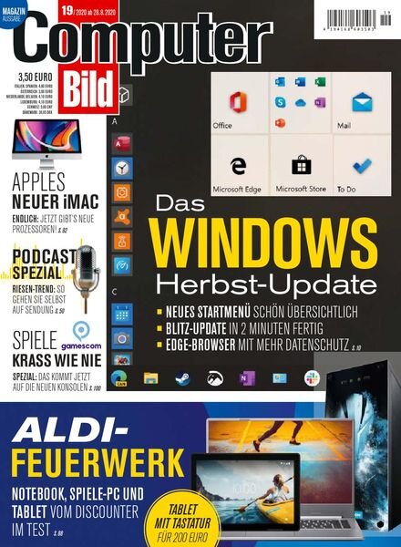 Computer Bild Germany – 28 August 2020 Cover