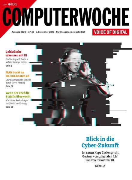 Computerwoche – 7 September 2020 Cover
