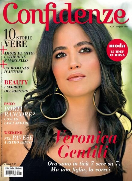 Confidenze – 25 Agosto 2020 Cover