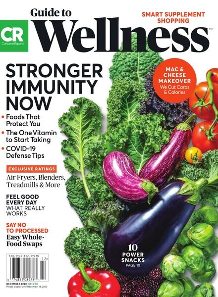 Consumer Reports Health & Home Guides – Guide to Wellness – December 2020 Cover