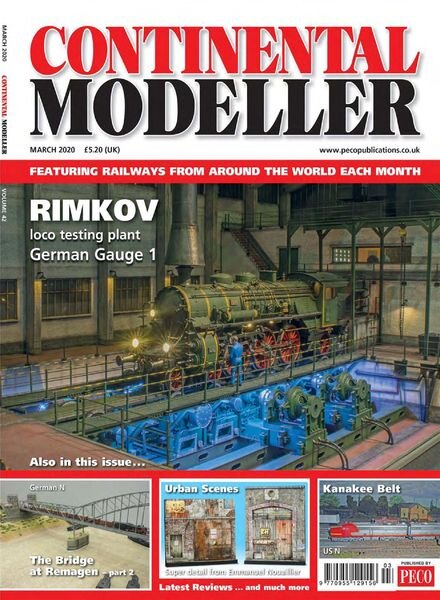 Continental Modeller – March 2020 Cover