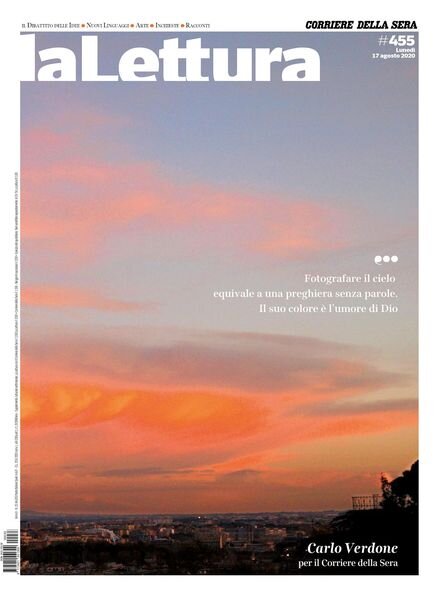 Corriere della Sera La Lettura – 17 agosto 2020 Cover