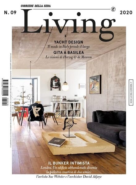 Corriere della Sera Living – settembre 2020 Cover