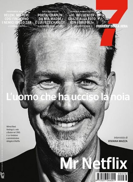 Corriere della Sera Sette – 04 settembre 2020 Cover