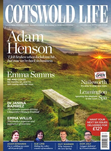 Cotswold Life – September 2020 Cover