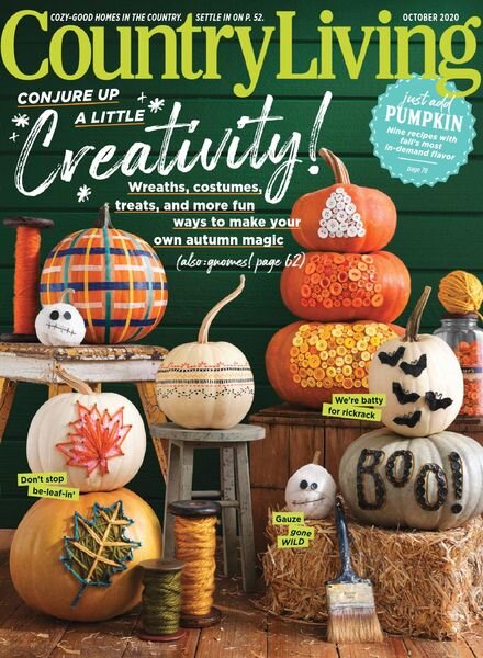 Country Living USA – October 2020 Cover