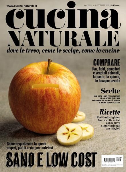 Cucina Naturale – Settembre 2020 Cover