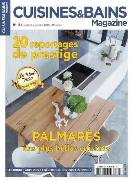 Cuisines & Bains Magazine – Septembre-Octobre 2020 Cover