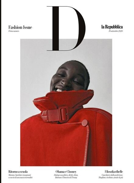 D la Repubblica – 19 Settembre 2020 Cover