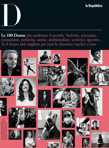 D la Repubblica – 22 Agosto 2020 Cover